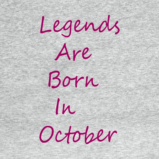 Legends Are Born In October by FlorenceFashionstyle